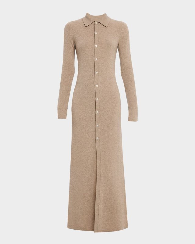 Showtime Cashmere Shirtdress